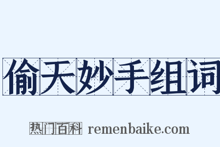 偷天妙手组词是什么意思的图片